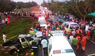 เหตุการณ์รถไฟชนรถกระบะ อ.สารภี จ.เชียงใหม่ (พ.ร.บ. ไทยพัฒนาประกันภัย)
