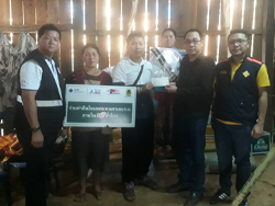 ไทยพัฒนาฯรุดจ่ายสินไหม 2 รายทันทีในโครงการ "มอบสินไหมเยียวยา 24 ชม." จ.น่าน