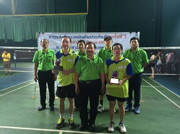 ไทยพัฒน์ฯคว้าแชมป์แบดมินตันชายคู่อาวุโส